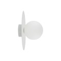 Elegancki kinkiet ścienny z białym szklanym kloszem PIXI WHITE 10227 TK Lighting