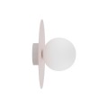 Kinkiet różowy ze szklanym kloszem kulką na G9 10228 TK Lighting