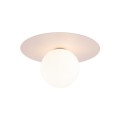 Kinkiet różowy ze szklanym kloszem kulką na G9 10228 TK Lighting