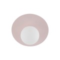Kinkiet różowy ze szklanym kloszem kulką na G9 10228 TK Lighting