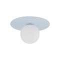 Lampa sufitowa/ścienna minimalistyczna PIXI BLUE szklany klosz 10230 TK Lighting