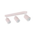 Listwa sufitowa z reflektorkami różowa 3*GU10 10234 TK Lighting