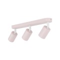 Listwa sufitowa z reflektorkami różowa 3*GU10 10234 TK Lighting