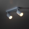 Listwa z dwoma reflektorkami na GU10 z rodziny LIVIA BLUE 10237 niebieska