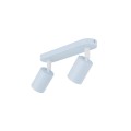 Listwa z dwoma reflektorkami na GU10 z rodziny LIVIA BLUE 10237 niebieska