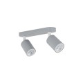 Lampa sufitowa LIVIA GREY minimalistyczna dwa reflektorki GU10 10241 TK Lighting