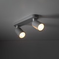 Lampa sufitowa LIVIA GREY minimalistyczna dwa reflektorki GU10 10241 TK Lighting