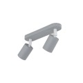 Lampa sufitowa LIVIA GREY minimalistyczna dwa reflektorki GU10 10241 TK Lighting