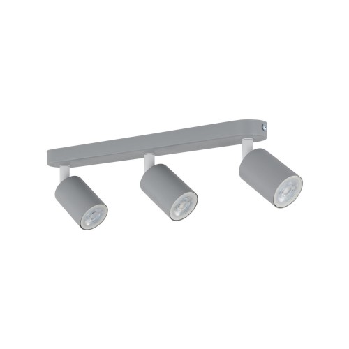 Sufitowe reflektorki na listwie szare z regulacją 3*Gu10 10242 TK Lighting