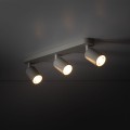 Sufitowe reflektorki na listwie szare z regulacją 3*Gu10 10242 TK Lighting