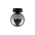 Kinkiet ESTERA Black, szklany grafitowy klosz na G9 10255 TK Lighting