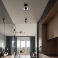 Kinkiet ESTERA Black, szklany grafitowy klosz na G9 10255 TK Lighting