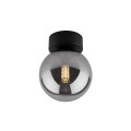 Kinkiet ESTERA Black, szklany grafitowy klosz na G9 10255 TK Lighting