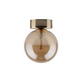 Elegancki kinkiet szklany bursztynowy klosz na G9 ESTERA GOLD 10257 TK Lighting