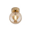 Elegancki kinkiet szklany bursztynowy klosz na G9 ESTERA GOLD 10257 TK Lighting