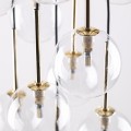 Lampa wisząca AURORA 26 przezroczystych kloszy G9 wysokość 2.4m 10258 TK Lighting
