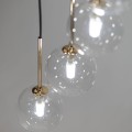 Lampa wisząca AURORA 26 przezroczystych kloszy G9 wysokość 2.4m 10258 TK Lighting
