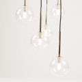 Lampa wisząca AURORA 26 przezroczystych kloszy G9 wysokość 2.4m 10258 TK Lighting