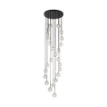 Lampa wisząca AURORA 26 przezroczystych kloszy G9 wysokość 2.4m 10258 TK Lighting