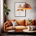 Lampa wisząca Faro z kloszem o Ø50 cm w kolorze BRICK na E27 10260 TK Lighting