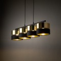 Lampa wisząca HILTON gwint E27 moc 15W styl nowoczesny klosz tkanina | czarny 4342 TK lighting
