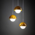 Lampa wisząca nowoczesna trzy szklane klosze BONO OCHRA 10266 TK Lighting