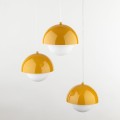 Lampa wisząca nowoczesna trzy szklane klosze BONO OCHRA 10266 TK Lighting