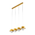 Lampa wisząca na listwie metalowo-szklane klosze BONO OCHRA 10267 TK Lighting