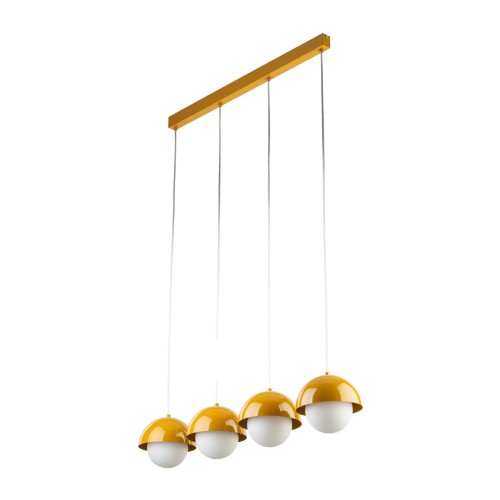Lampa wisząca na listwie metalowo-szklane klosze BONO OCHRA 10267 TK Lighting