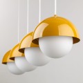 Lampa wisząca na listwie metalowo-szklane klosze BONO OCHRA 10267 TK Lighting