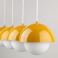 Lampa wisząca na listwie metalowo-szklane klosze BONO OCHRA 10267 TK Lighting