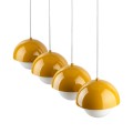 Lampa wisząca na listwie metalowo-szklane klosze BONO OCHRA 10267 TK Lighting