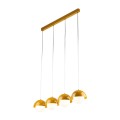 Lampa wisząca na listwie metalowo-szklane klosze BONO OCHRA 10267 TK Lighting