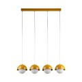 Lampa wisząca na listwie metalowo-szklane klosze BONO OCHRA 10267 TK Lighting