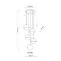 Lampa wisząca BONO OCHRA 5 10268 TK Lighting