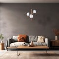Lampa sufitowa do salonu ESTERA WOOD ORZECH szklane klosze G9 10271 TK Lighting