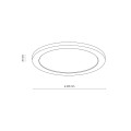 Lampa sufitowa plafon AQUA WOOD BUK 400 36W LED nowoczesny 18011 TK Lighting