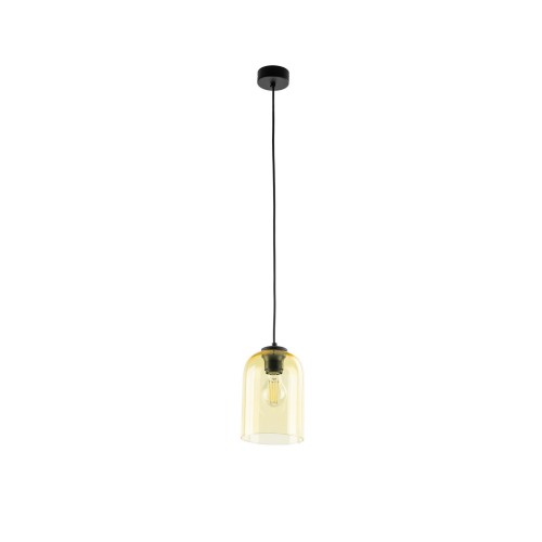 Lampa wisząca szklany klosz MOLLY żółta na E27 do salonu 10297 TK Lighting