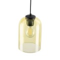 Lampa wisząca szklany klosz MOLLY żółta na E27 do salonu 10297 TK Lighting