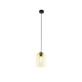 Lampa wisząca szklany klosz MOLLY żółta na E27 do salonu 10297 TK Lighting