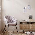 Lampa wisząca z eleganckim szklanym kloszem MOLLY PURPLE E27 10299 TK Lighting