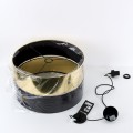 Lampa wisząca HILTON gwint E27 moc 15W styl nowoczesny klosz tkanina | czarny 4346 TK lighting