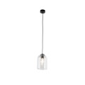 Lampa wisząca MOLLY gwint E27 moc 15W styl nowoczesny szklany klosz | czarny 10300 TK lighting