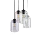 Lampa wisząca z czterema szklanymi kloszami na rozecie MOLLY 10301 TK Lighting