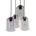 Lampa wisząca z czterema szklanymi kloszami na rozecie MOLLY 10301 TK Lighting