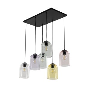 Lampa wisząca z eleganckimi szklanymi kloszami MOLLY 6 10302 TK Lighting