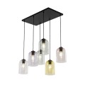 Lampa wisząca z eleganckimi szklanymi kloszami MOLLY 6 10302 TK Lighting