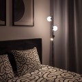 Lampa podłogowa VOX gwint GU10/G9 moc 10W styl skandynawski szklany klosz | czarny 16063 TK lighting