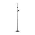 Lampa podłogowa VOX gwint GU10/G9 moc 10W styl skandynawski szklany klosz | czarny 16063 TK lighting