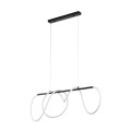 Nowoczesna lampa wisząca  FLEXI LED 4000K do jadalni czarna 18007 TK Lighti